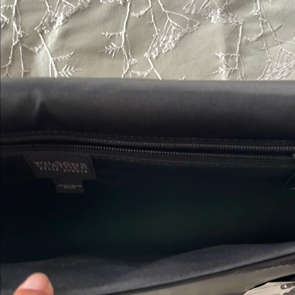 Wilsons Leather Black Briefcase with Minimalist Elegance